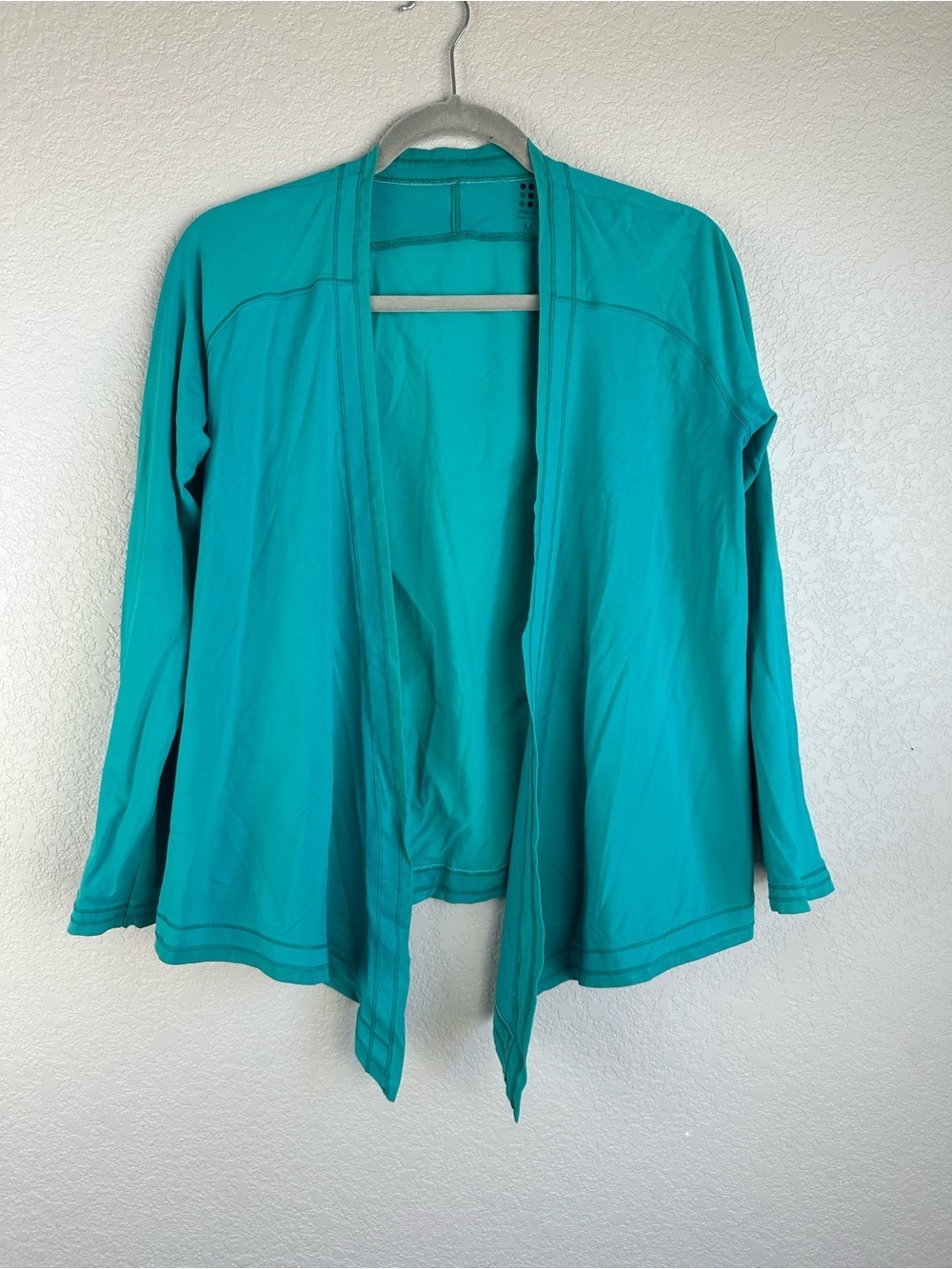 Title Nine Open Front Lightweight Hoodie - Teal